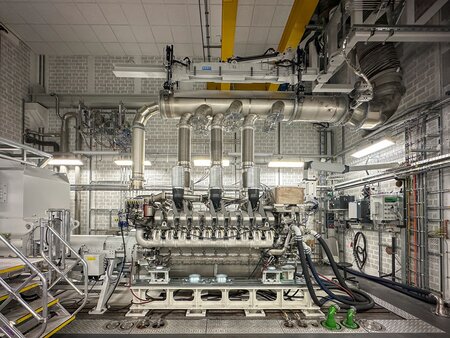 Rolls Royce MTU engine test bench