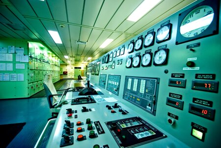Engine control room