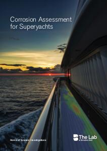 Full Corrosion Assessment - Superyachts